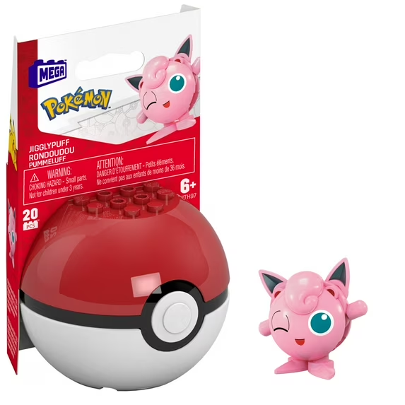 MEGA Pokemon Jigglypuff Building Kit (20 Pieces)
